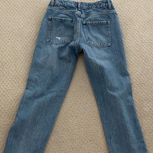 Garage blue mom jeans, size 00. Great condition, but have been worn a few times. - Picture 3 of 3
